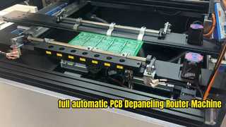 Máy định tuyến khử bảng PCBA PCBA hoàn toàn tự động với bộ sưu tập khay tự động