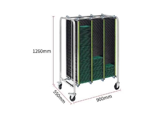 Giá đỡ lưu trữ PCB PCB chống tĩnh điện Xe đẩy clip điều chỉnh màu đen