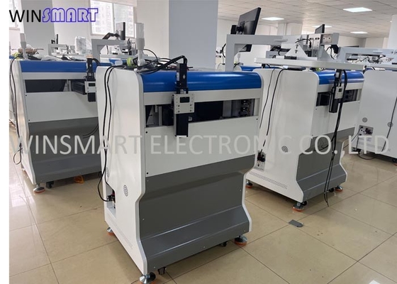 Đầu phân phối xoay có thể tùy chỉnh thẻ điều khiển IPC SMT Máy phân phối keo với dây chuyền vận chuyển và bàn làm việc