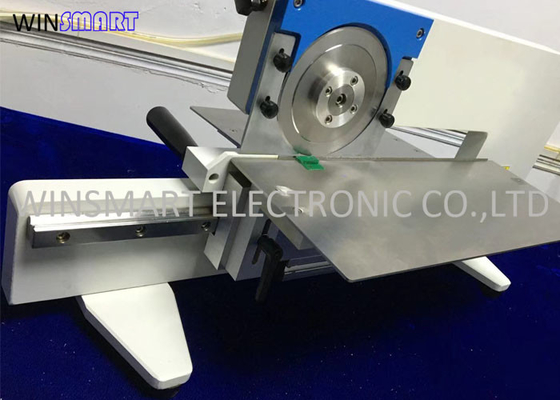 Điều khiển bằng tay V Cắt thiết bị tách PCB với lưỡi tròn + tuyến tính