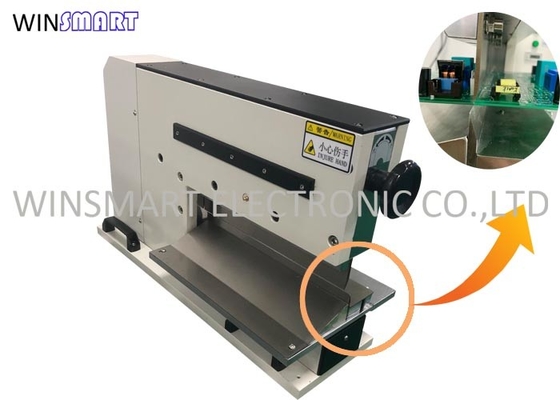 Máy cắt bảng PCB lưỡi tuyến tính 200mm 600mm Điều khiển bàn đạp chân