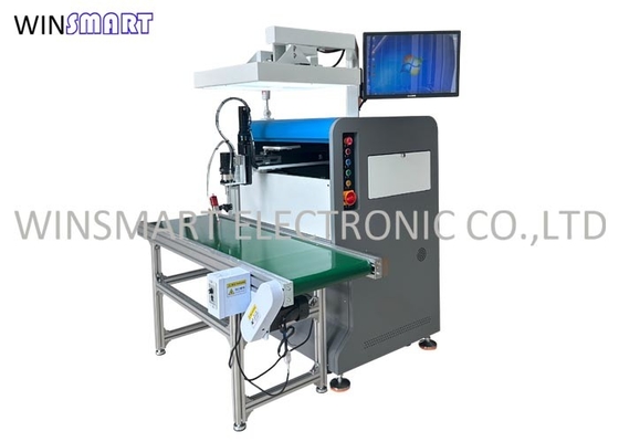Máy phân phối keo tự động tốc độ cao với dây chuyền vận chuyển và điều khiển PC