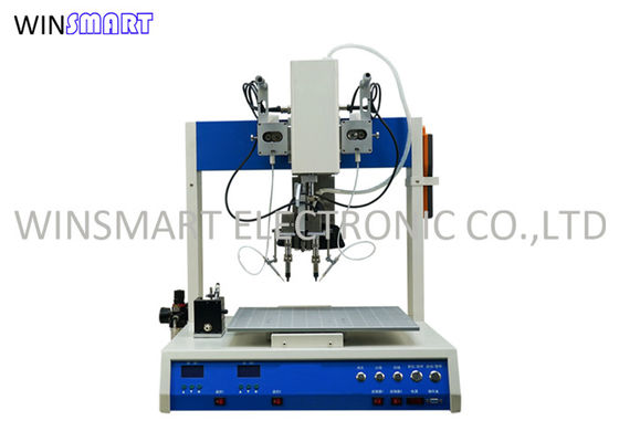 Máy hàn robot 2 đầu PCB 4 trục với 1 bàn